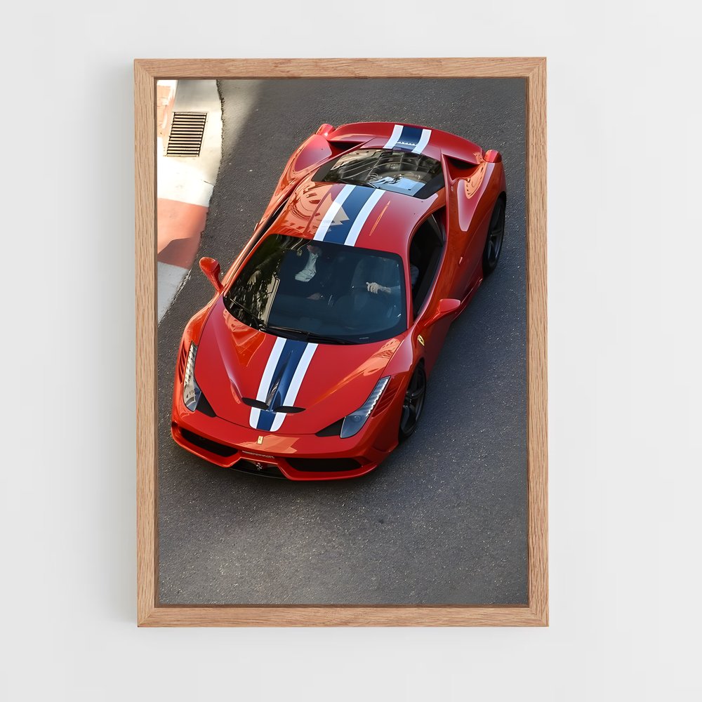 Poster speciale de Rouge – affiche Ferrari (vue 4)